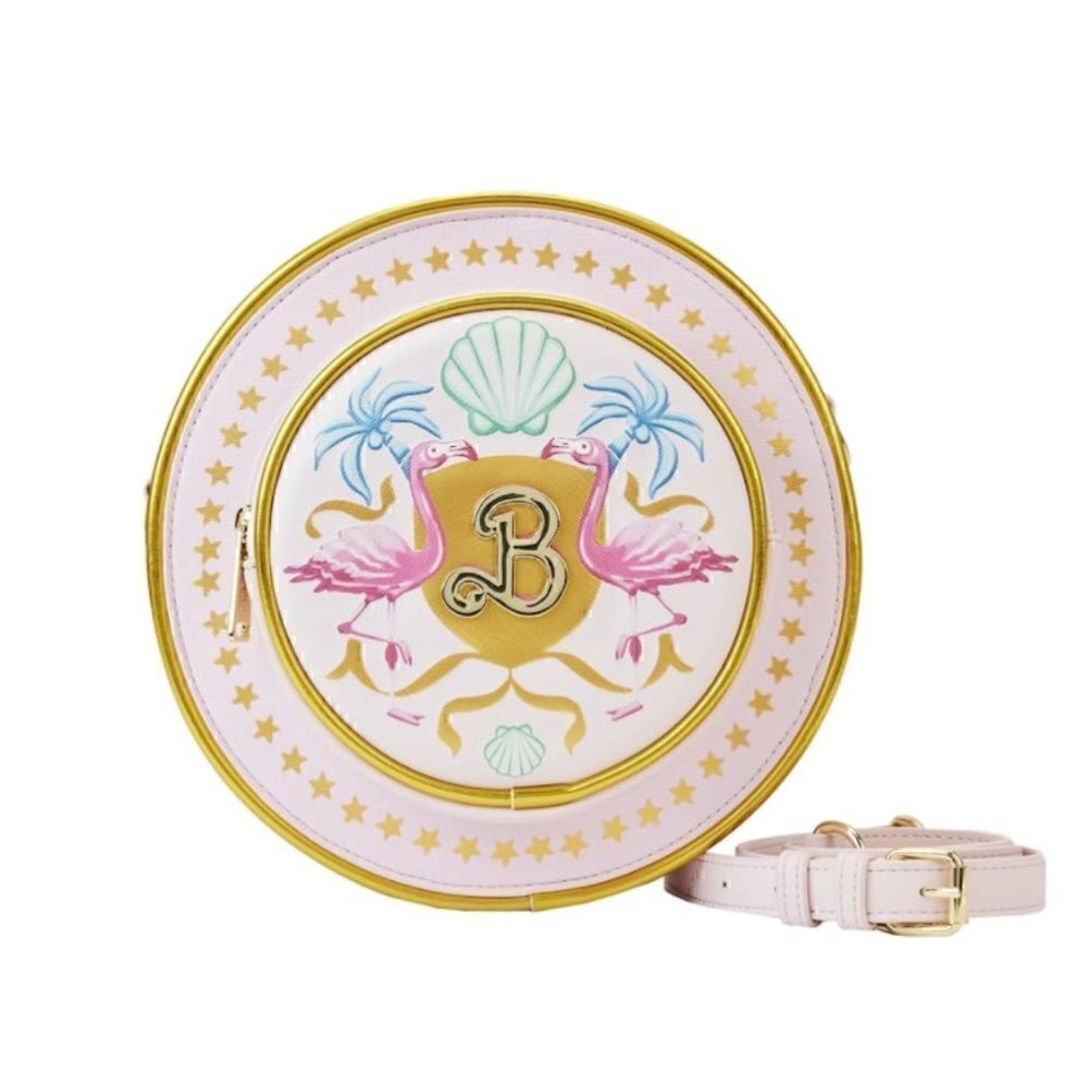 Loungefly Mattel Barbie Movie Logo Crossbody Purse